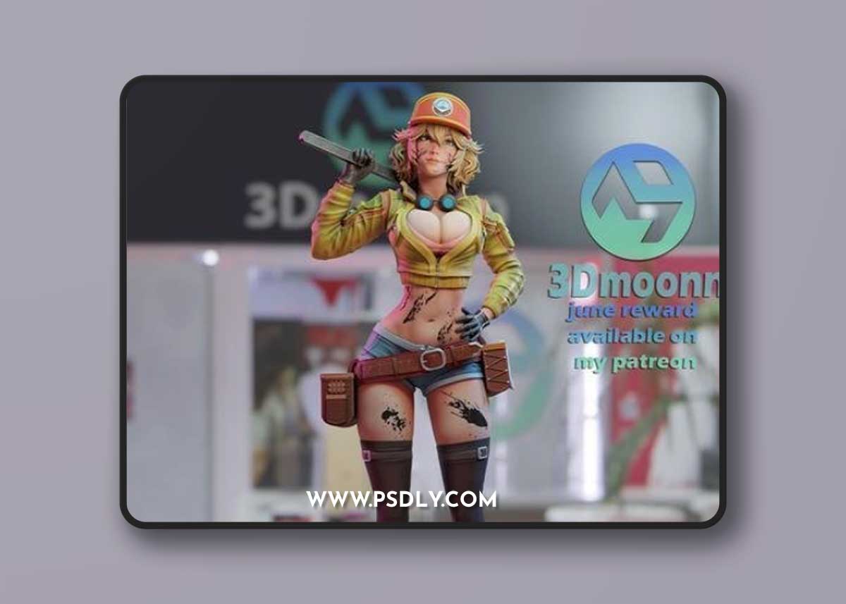 Cindy Final Fantasy - 3Dmoonn – 3D Print Model