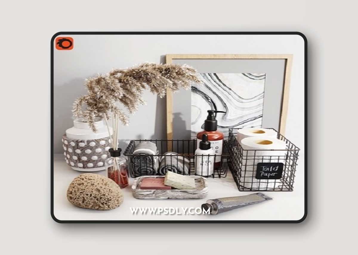 Decorative Set for a Bath 4