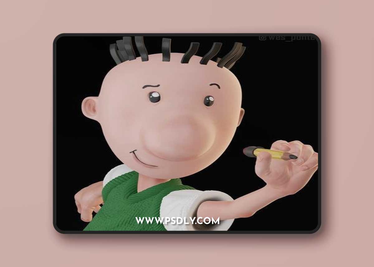 Doug Funnie - Wesley Pontes – 3D Print Model