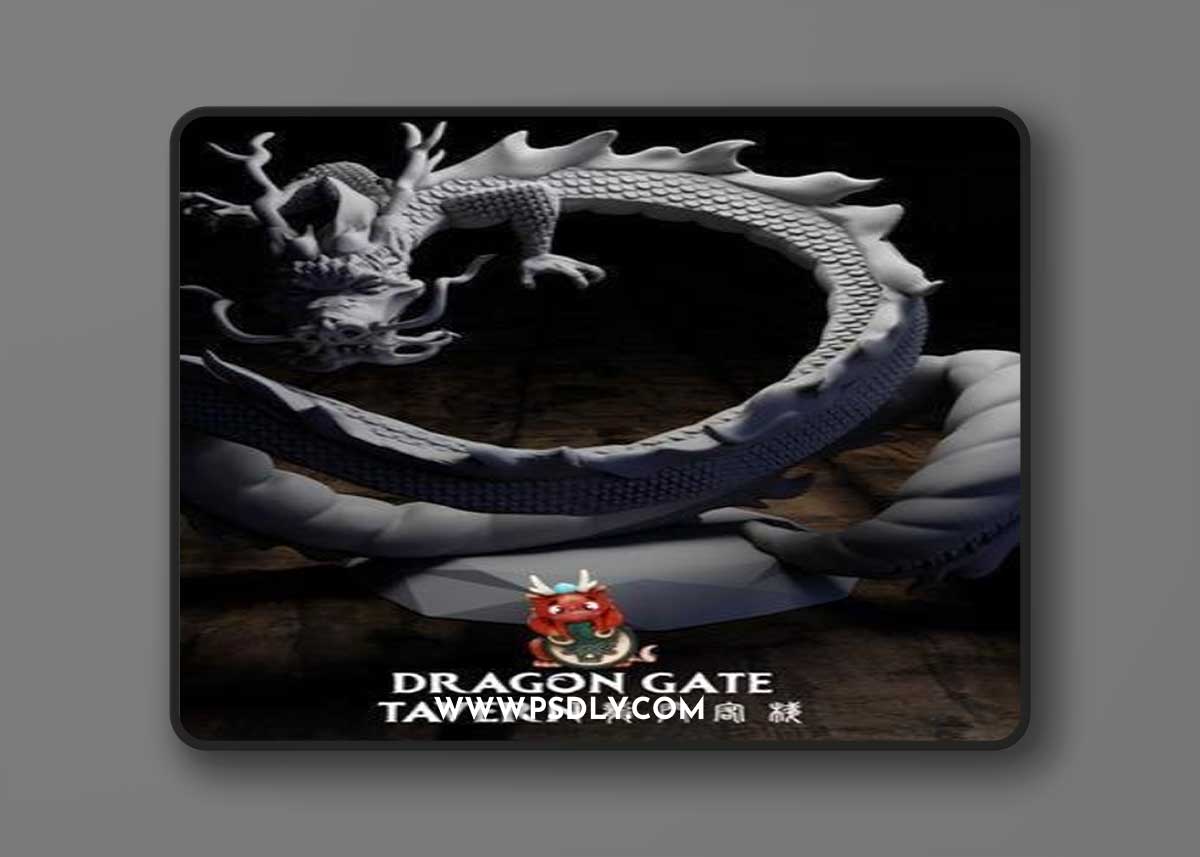 Dragon Gate Tavern Celestial Dragon - Tian Long – 3D Print Model
