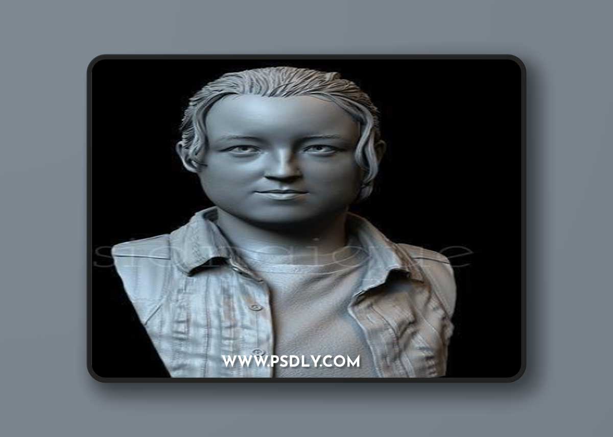 Ellie Bust – 3D Print Model