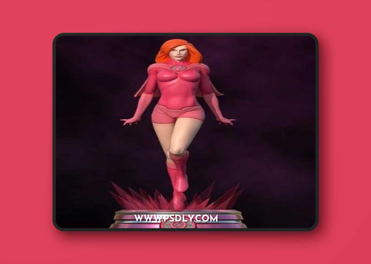 Fanart Atom Eve - Statue – 3D Print Model