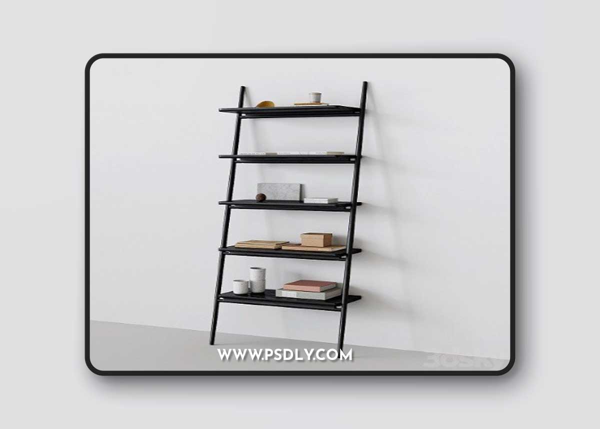 Folk Ladder Shelving by Norm Architectsv