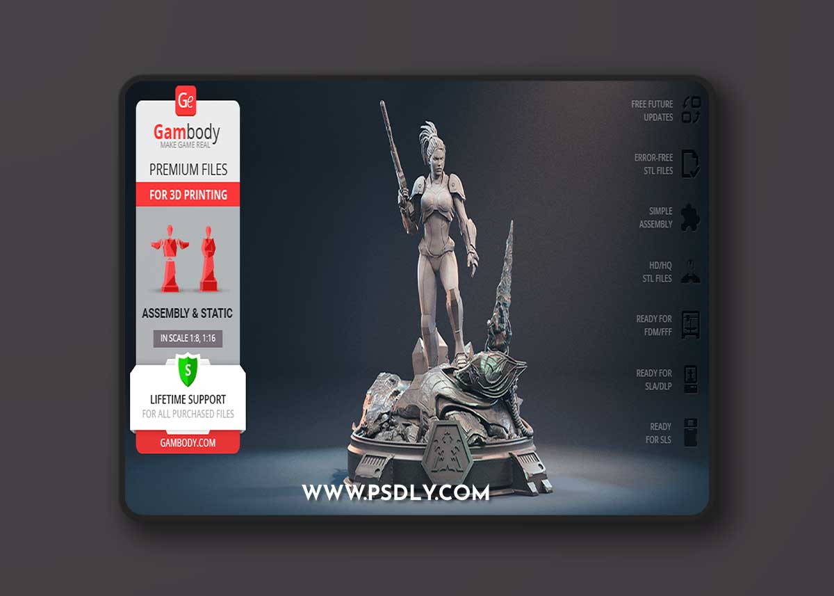 Gambody - Ghost Kerrigan – 3D Print Model