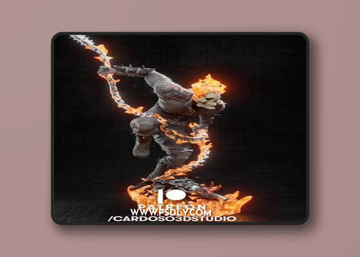 Ghost rider statue – 3D Print Model