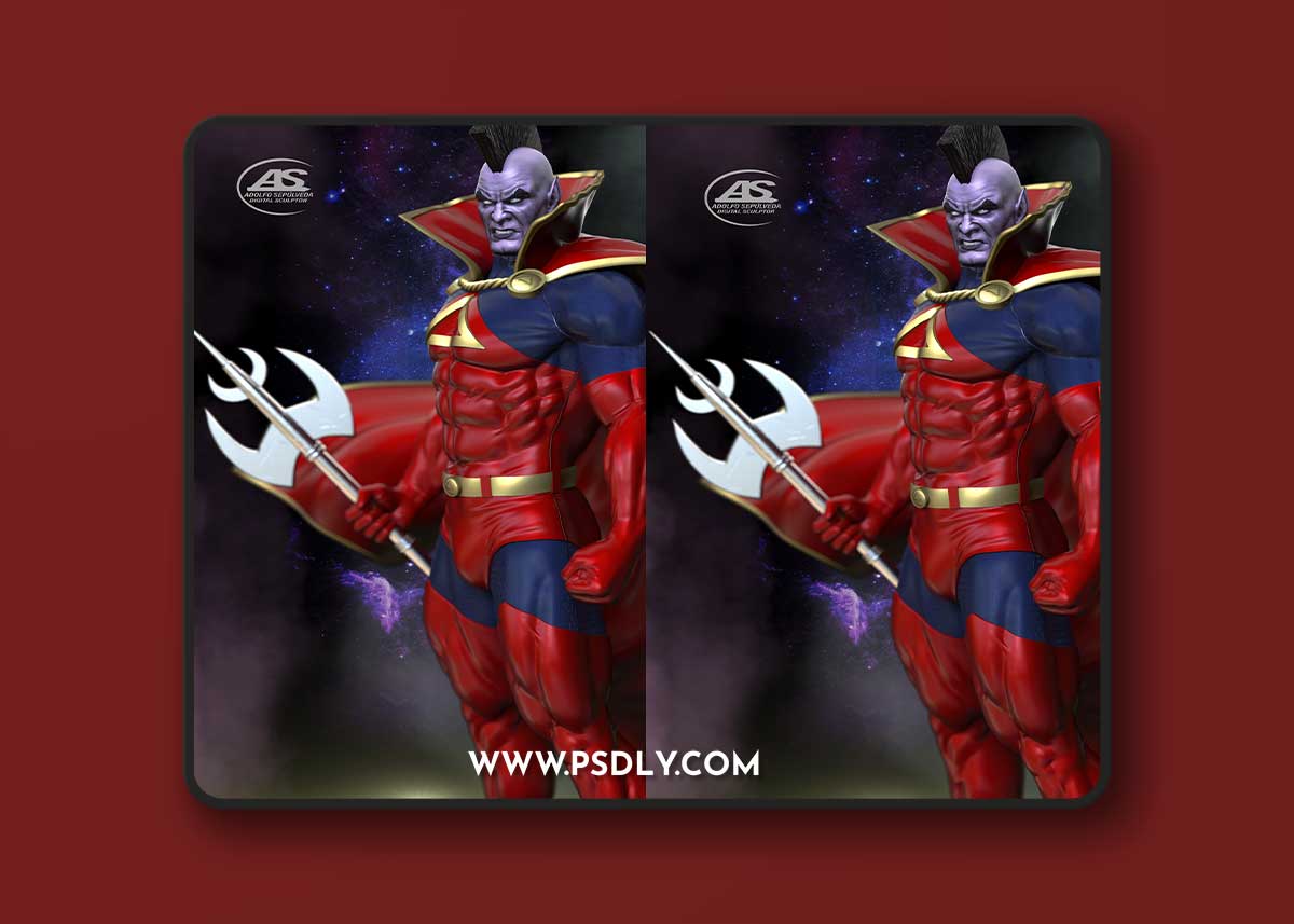 Gladiator Marvel statue – 3D Print Model