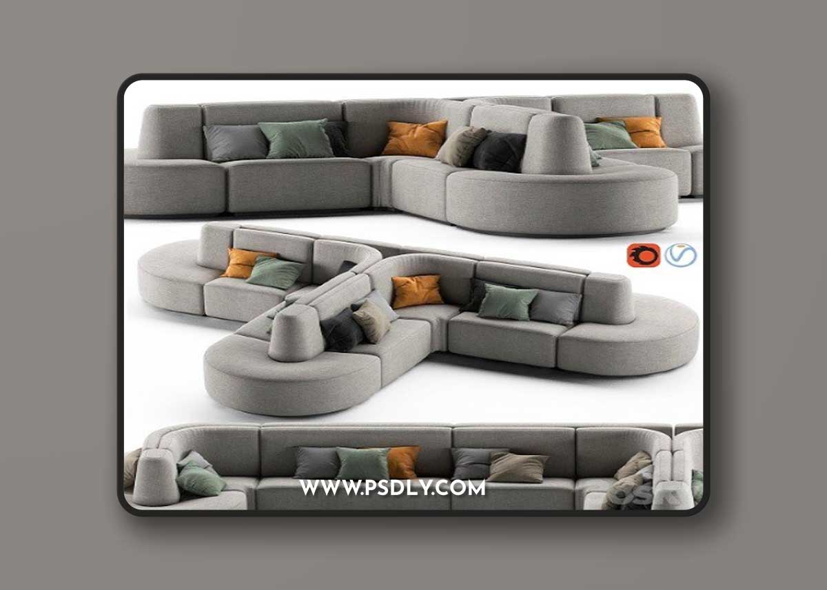 HMD INTERIORS Bistro Sofa 2