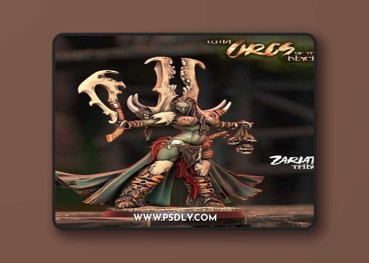 Heroes Infinite - Wild Orcs of the Black Moors June 2023 – 3D Print Model