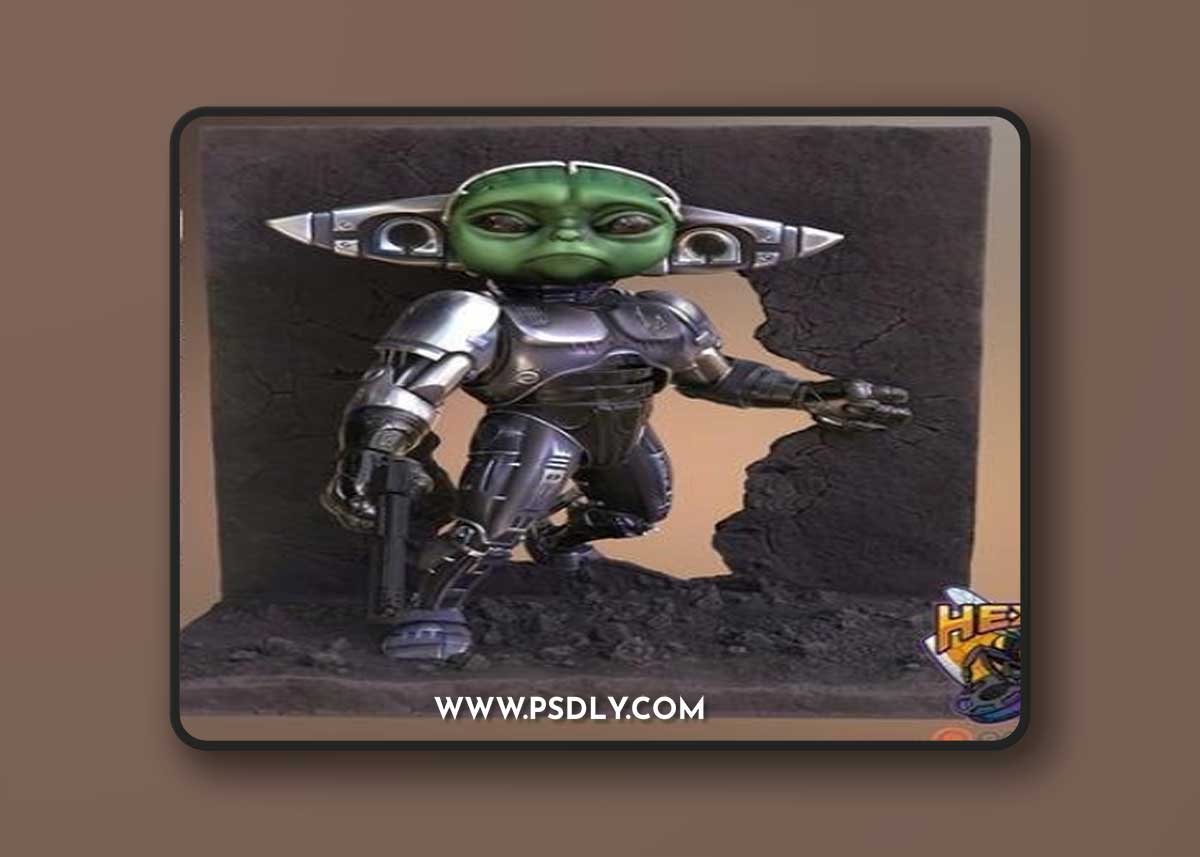 Hex3D - GroguCop – 3D Print Model