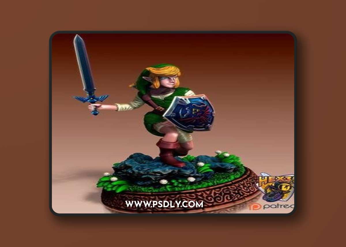 Hex3D - Link Statue V1-3 – 3D Print Model