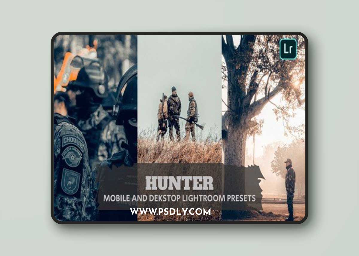 Hunter Lightroom Presets Dekstop and Mobile AMUP7T2