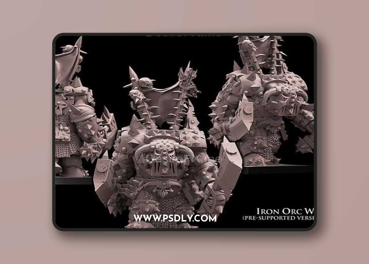 Iron Orc Warlord – 3D Print Model