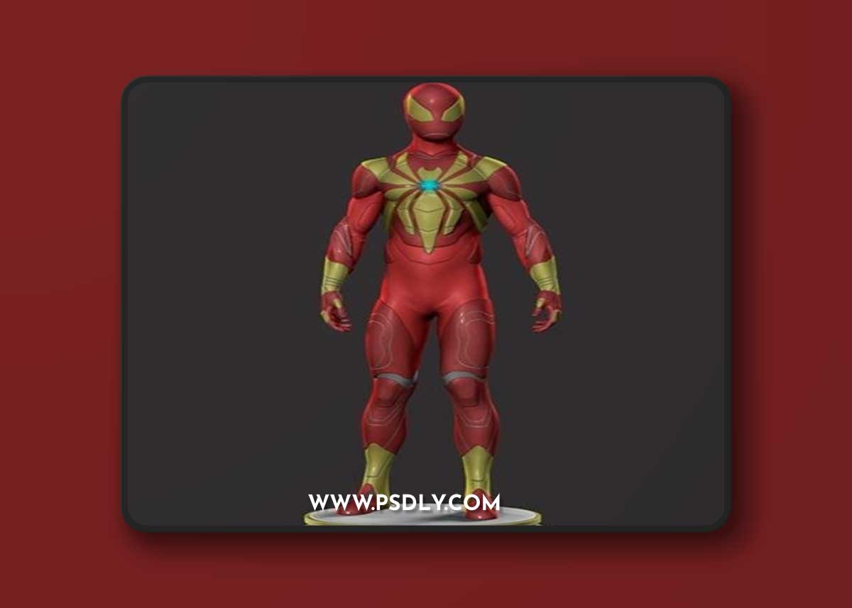 Iron Spider Man (PS5) – 3D Print Model