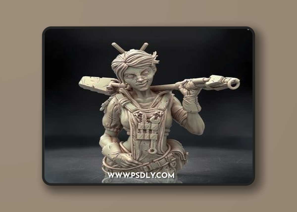 Kim the Mechanic – 3D Print Model