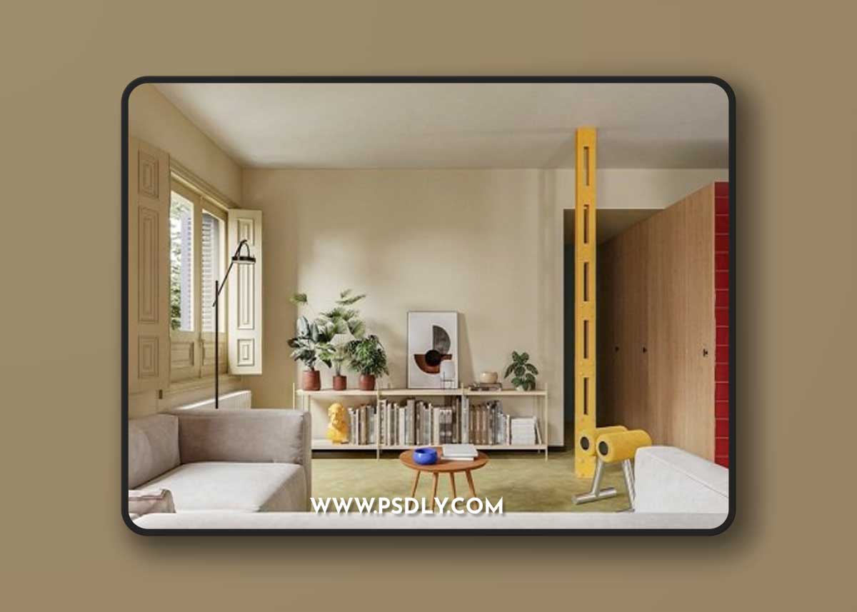 Living Room Interior By Cuong Tran