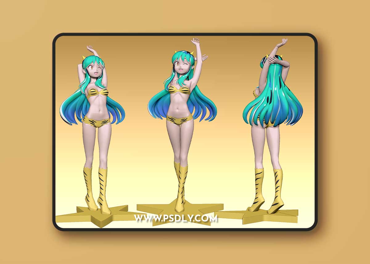 Lum - Urusei Yatsura – 3D Print Model