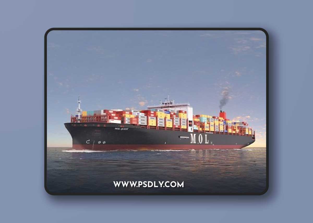 MOL Container Ship Quest 3D model