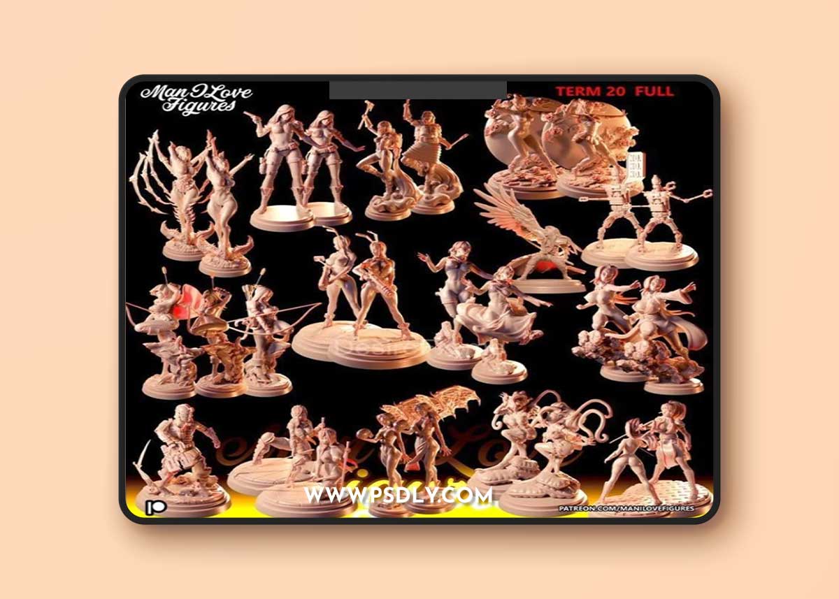 Man I Love Figures - Term 20 – 3D Print Model