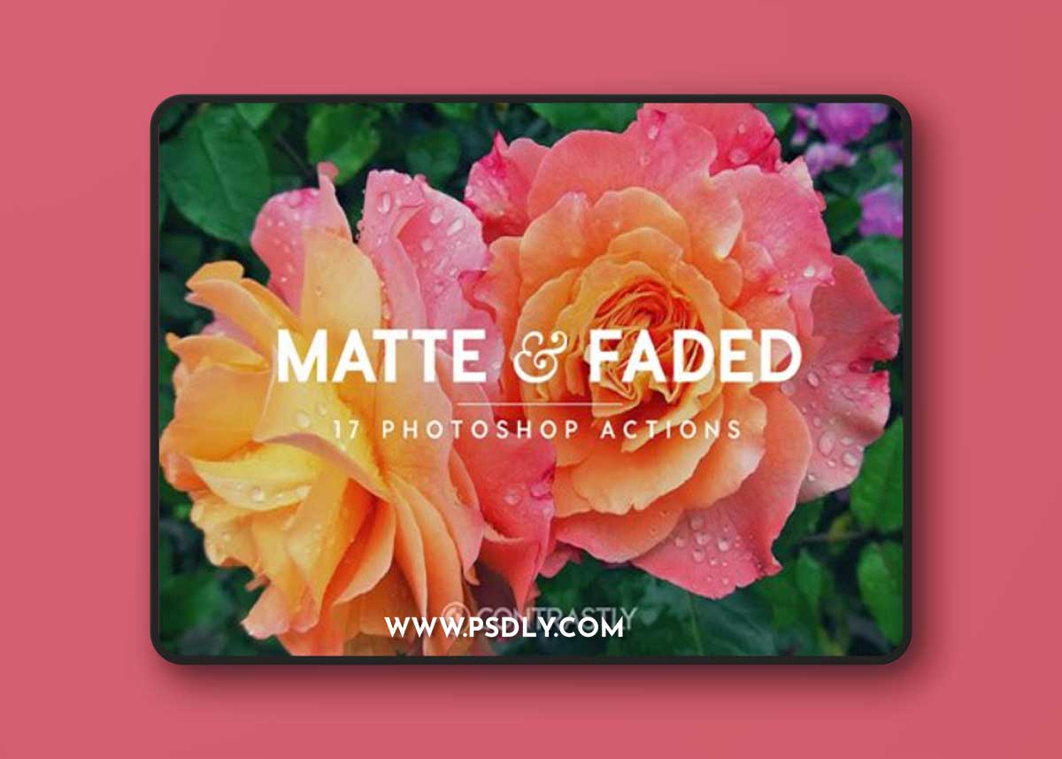 Matte and Faded - Photoshop Actions