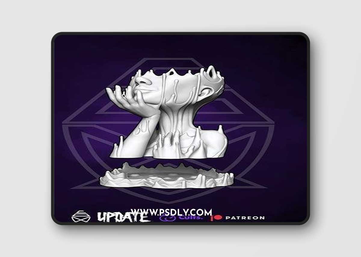 Melted girl – 3D Print Model