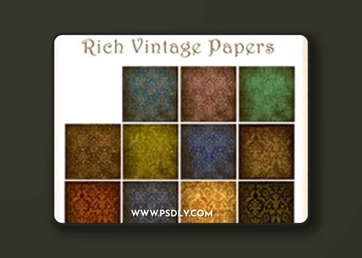 MiaBella (Leah Profancik): Rich Vintage Papers