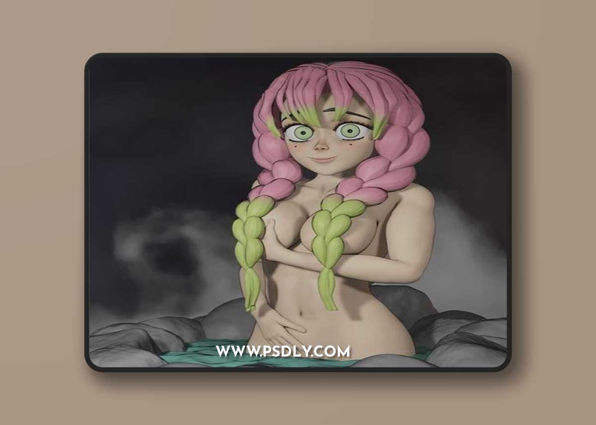 Mitsuri Kanroji Demon Slayer Onsen – 3D Print Model