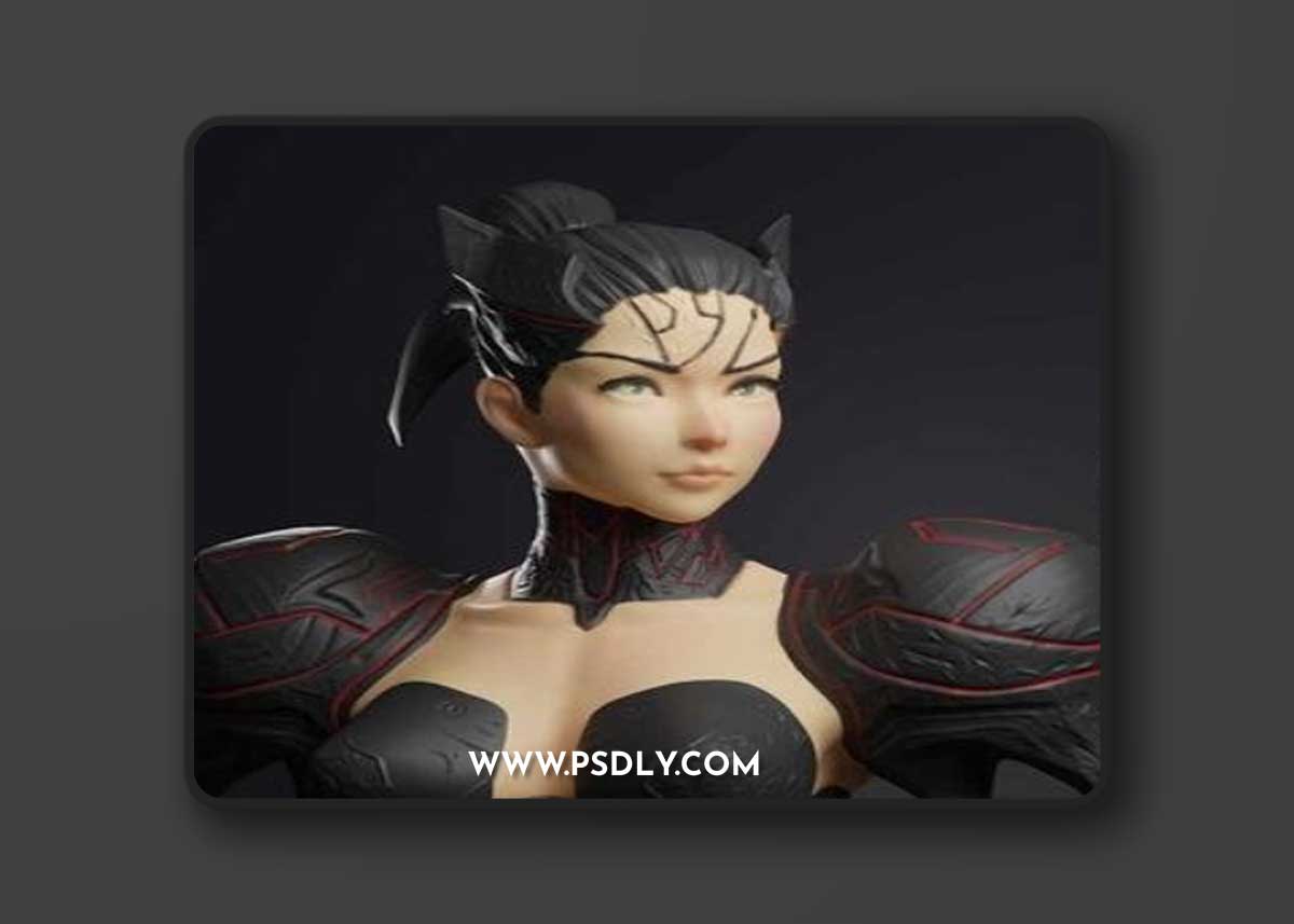 Miyo Studio - Cygirl – 3D Print Model