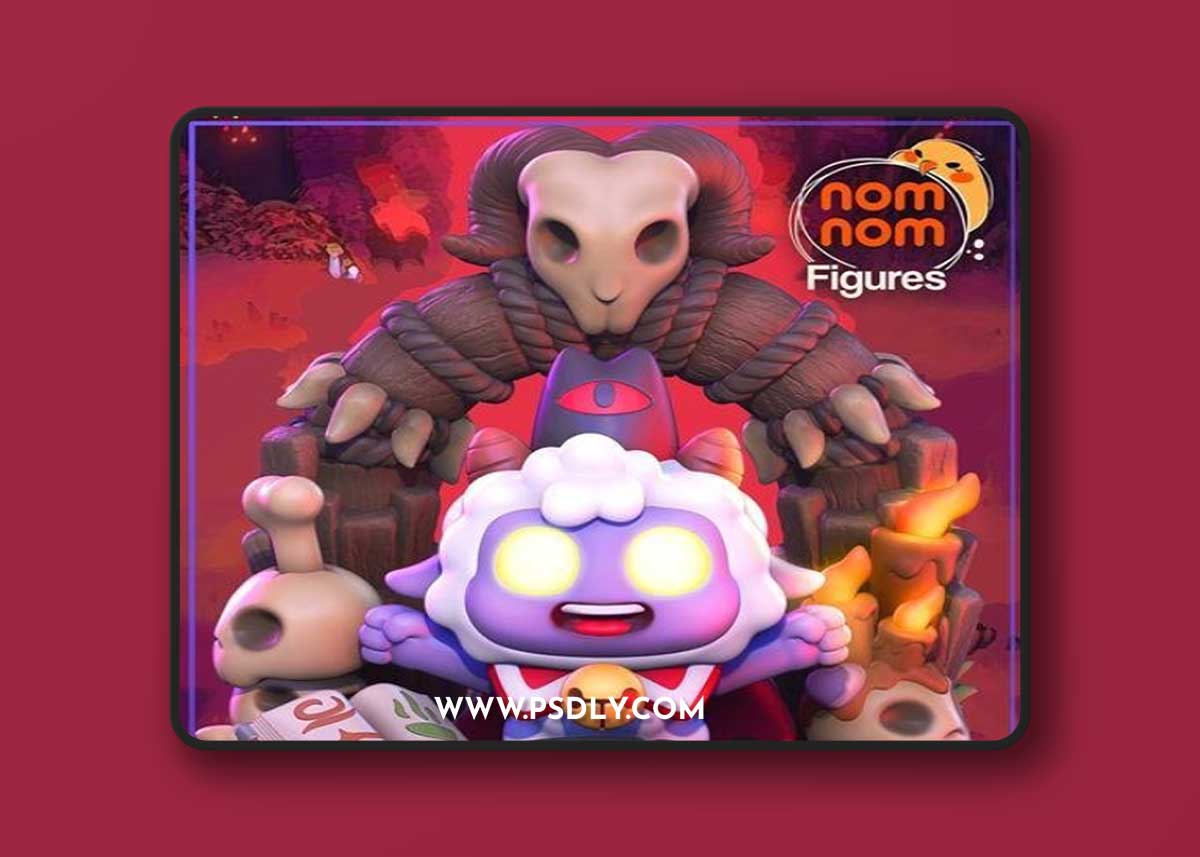 Nomnom Figures - Chibi Lamb - Cult of the Lamb – 3D Print Model