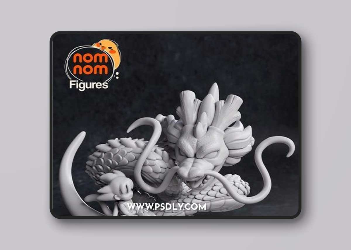 Nomnom Figures - Chibi Shenron - Dragon Ball – 3D Print Model