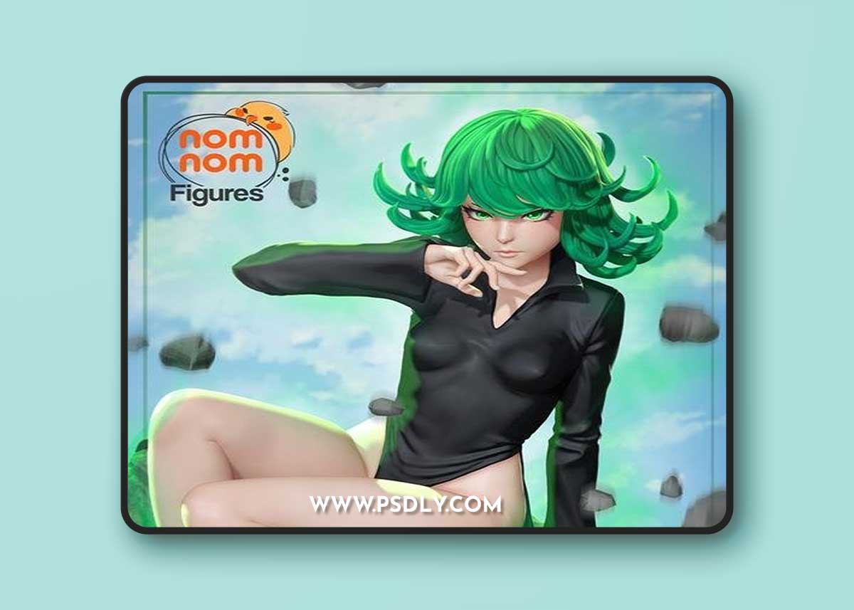 Nomnom Figures - Tatsumaki from One Punch Man – 3D Print Model