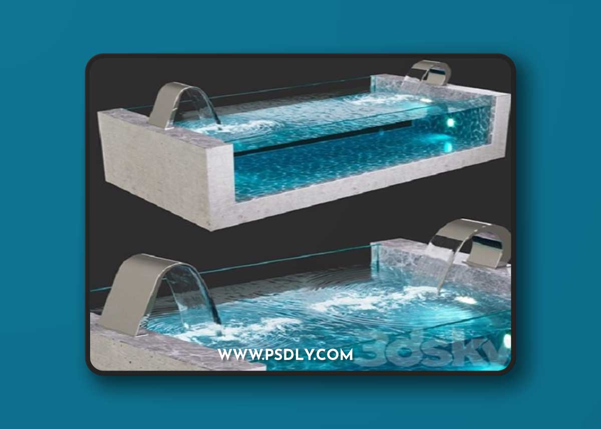 Pool, waterfalls: Niagara, Dolphin