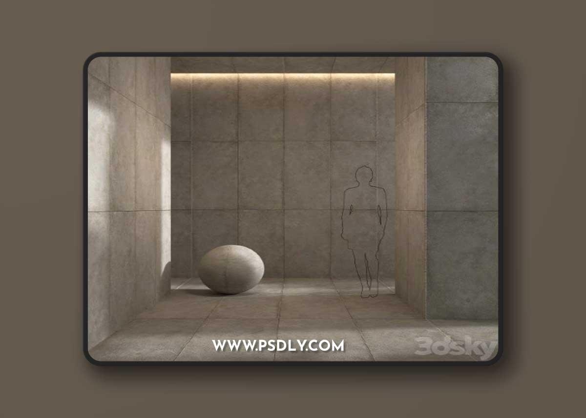 Porcelain tile Roc Ancien ROC BLANC