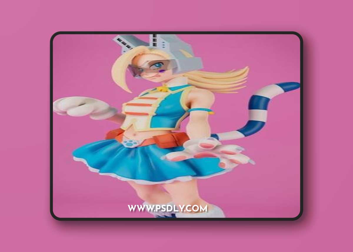 Ryuko Tsuchikawa - Pixie-Bob – 3D Print Model