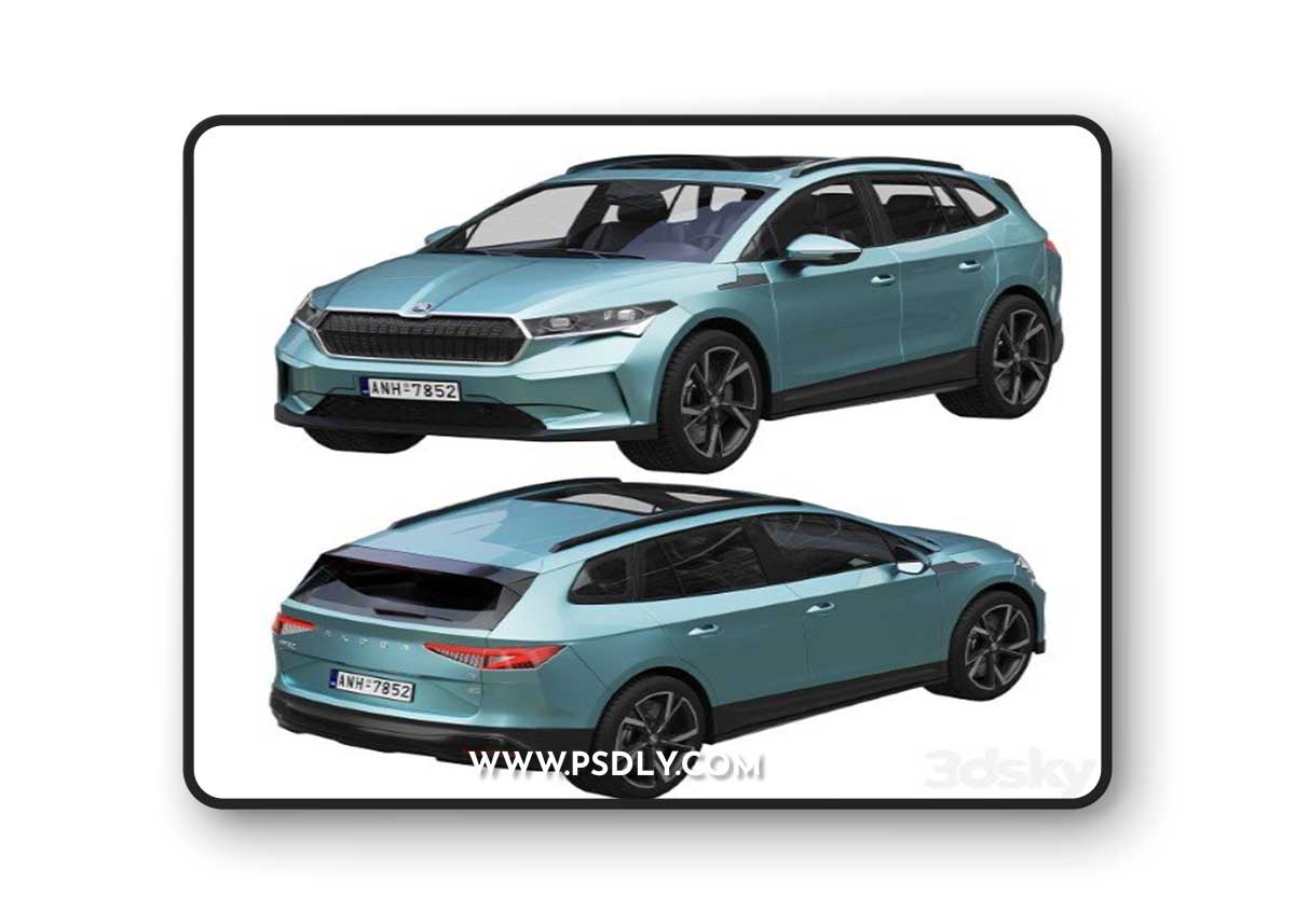 SKODA ENYAQ iV 3D Model