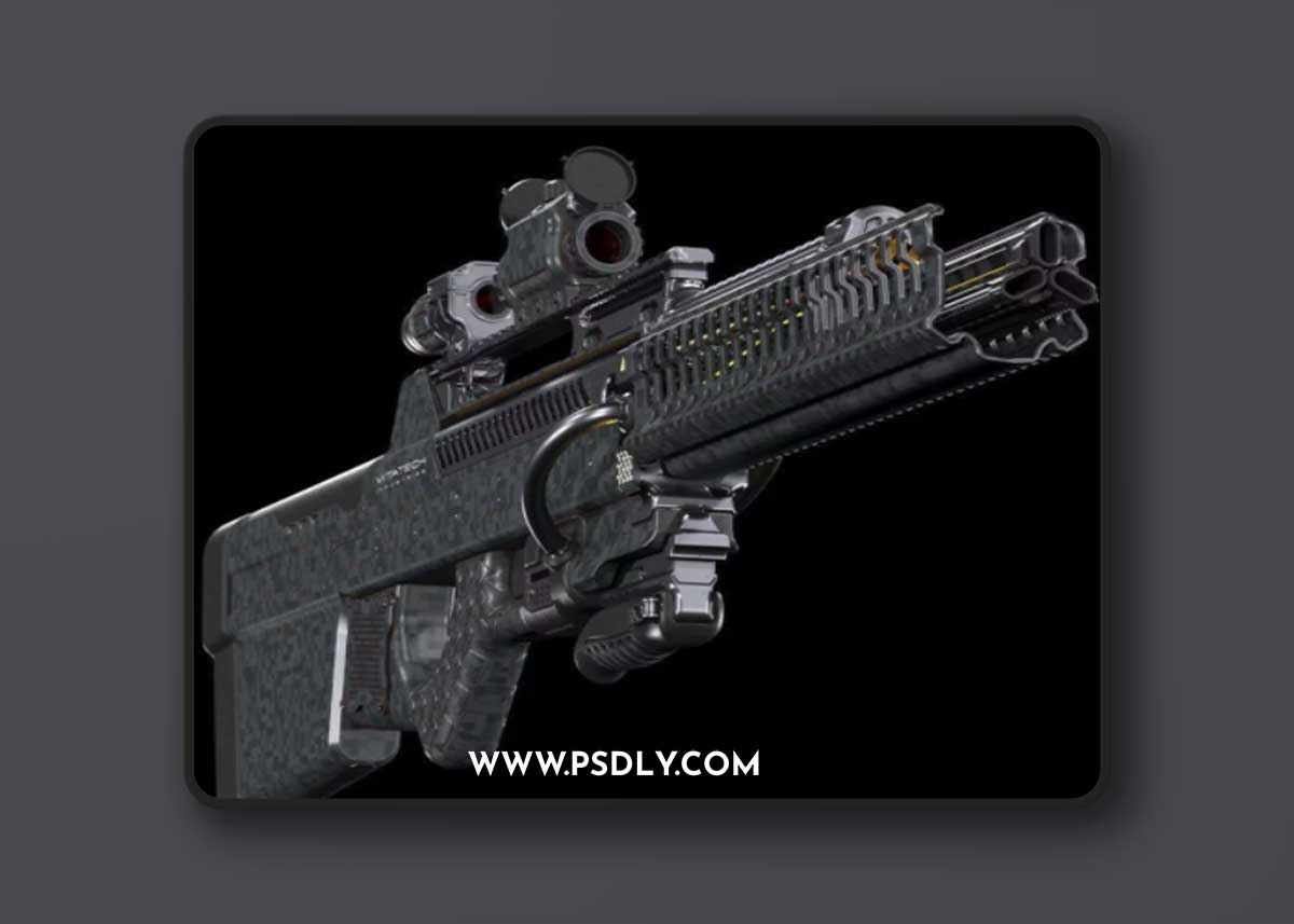 Sci-fi-concept-Laser-Rifle