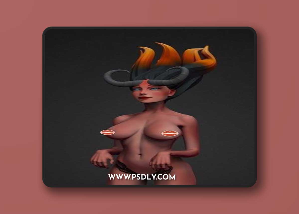 Sexy Demoness – 3D Print Model