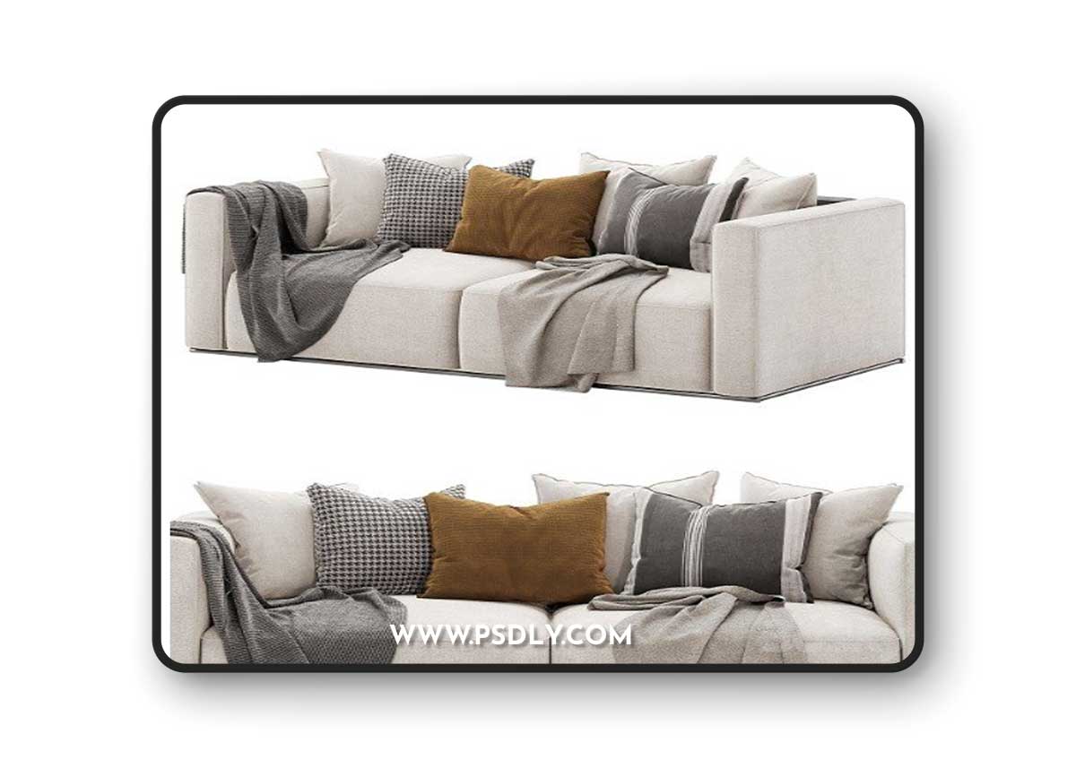 Shangai 3 Seater Sofa by Poliform