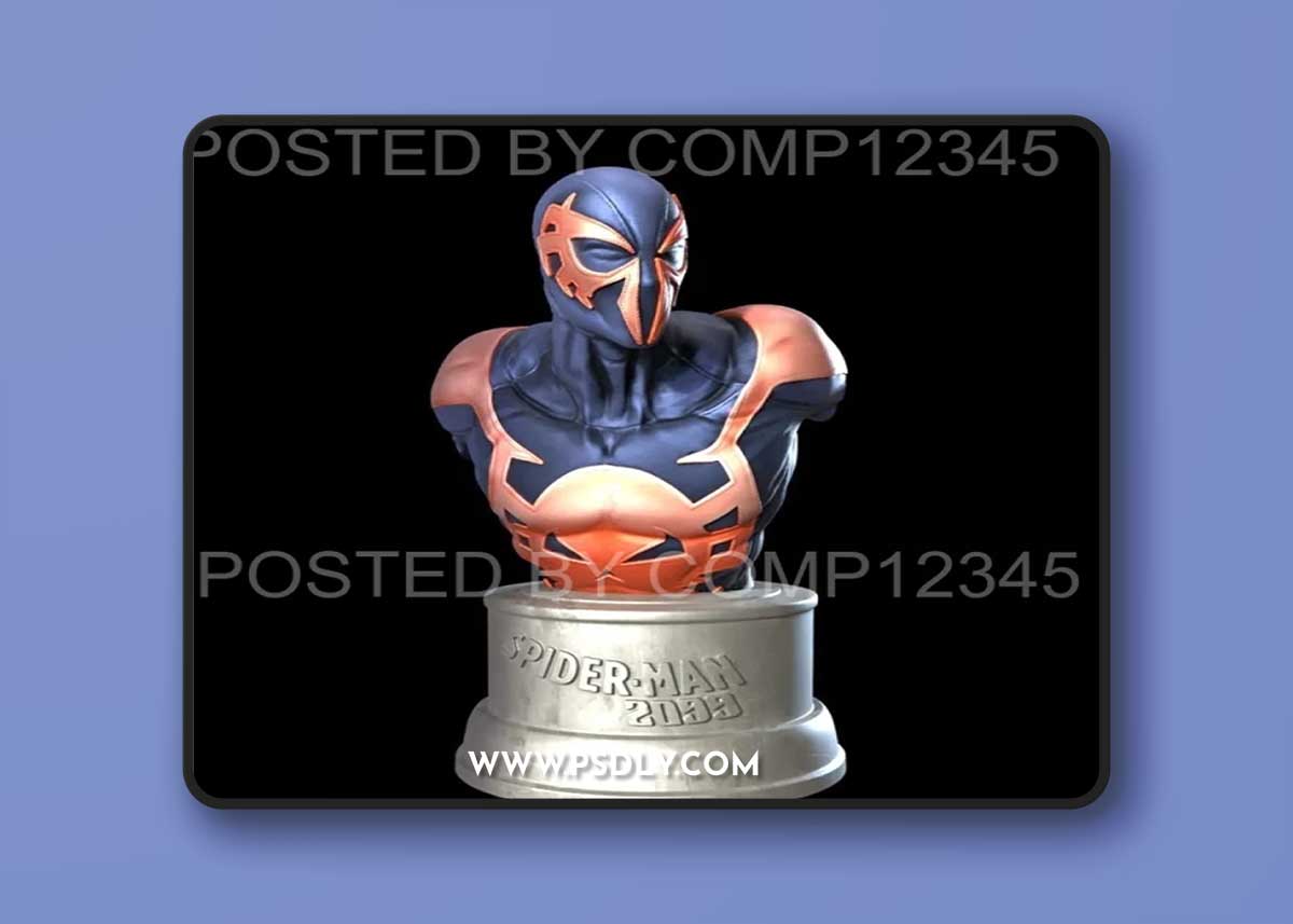 Spiderman 2099 Bust – 3D Print Model