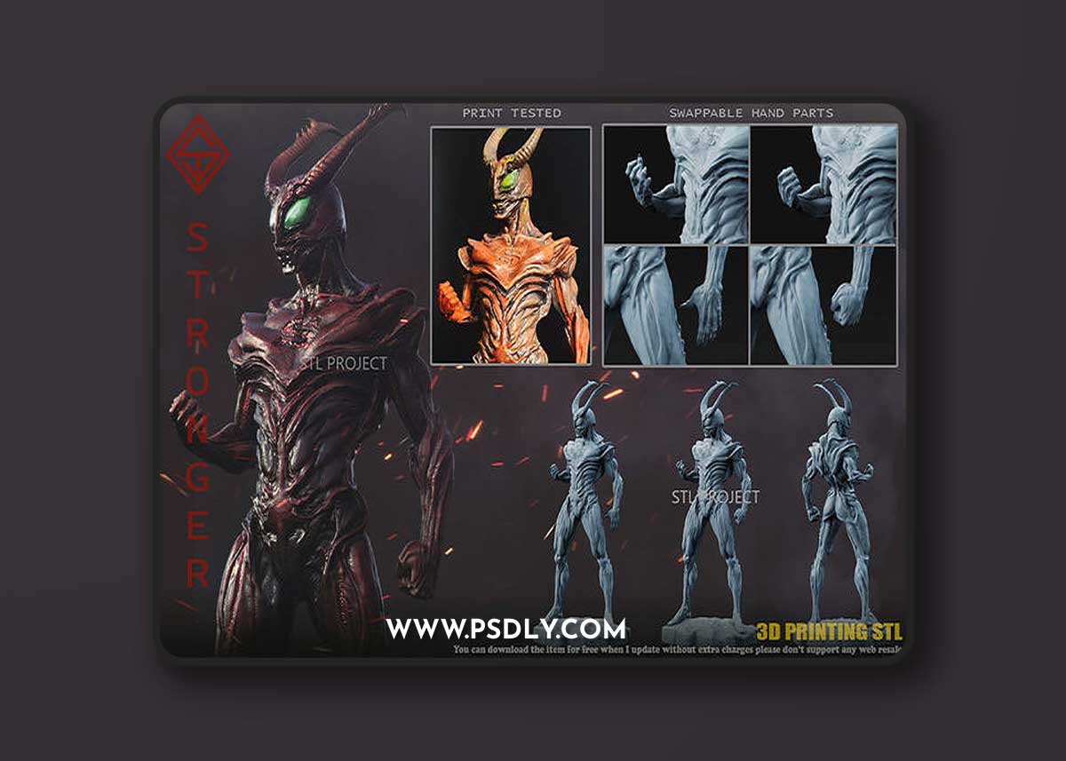 Stronger – 3D Print Model