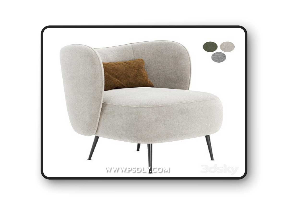 Upholstered Wingback Chair