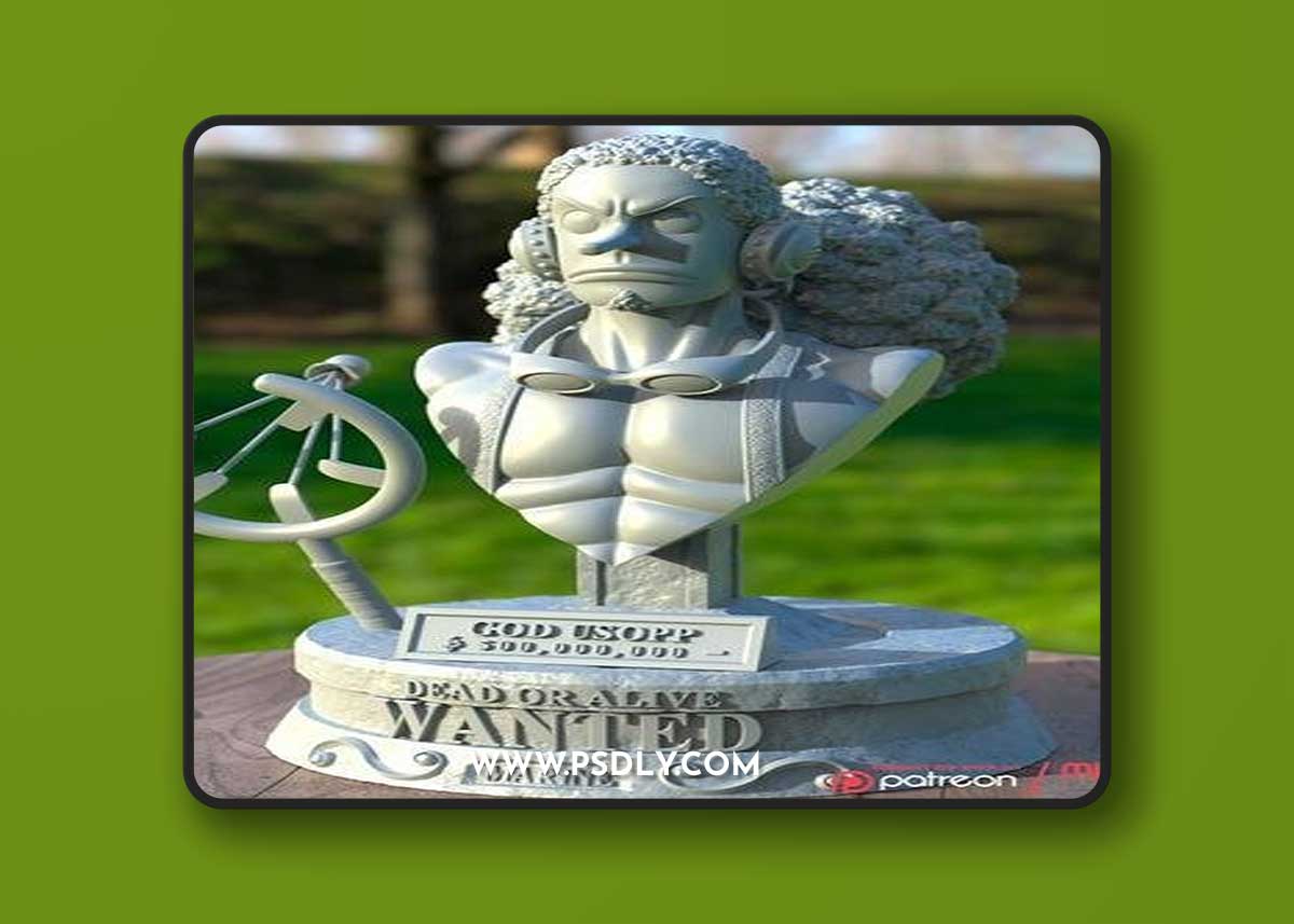 Usopp Bust – 3D Print Model