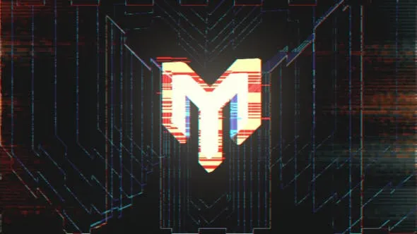 Videohive Giltch Logo 45363696