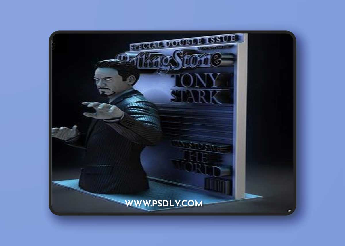 Wicked - Tony Stark Wall – 3D Print Model