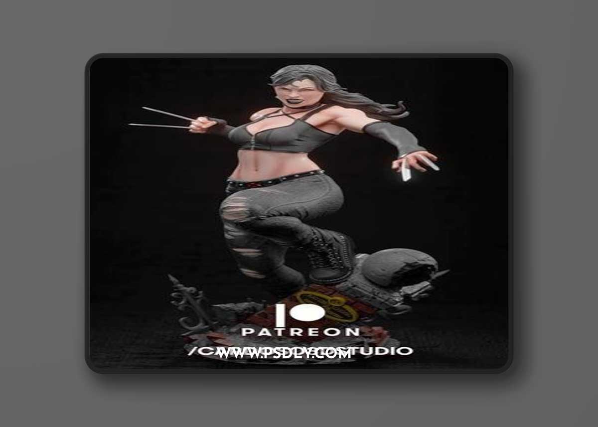 X-23 statue – 3D Print Model