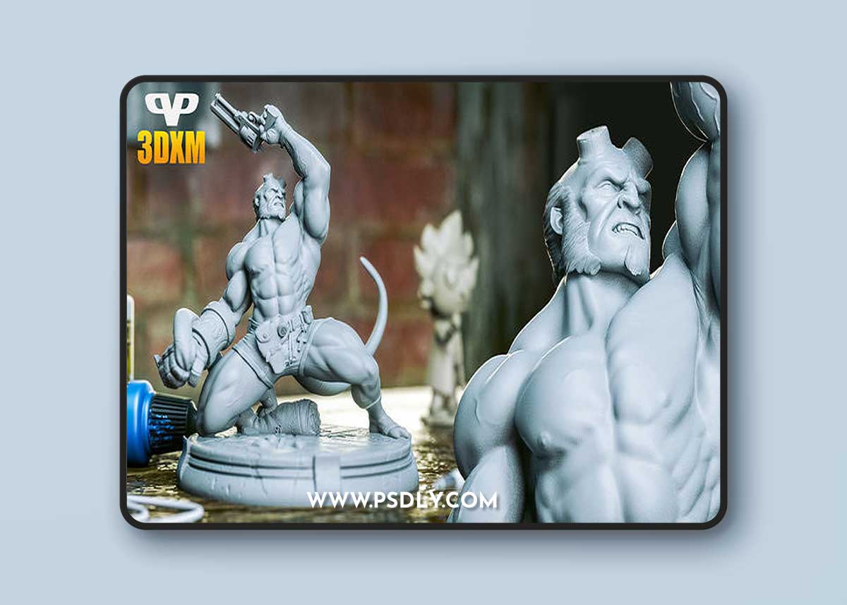 3DXM - HellBoy – 3D Print Model