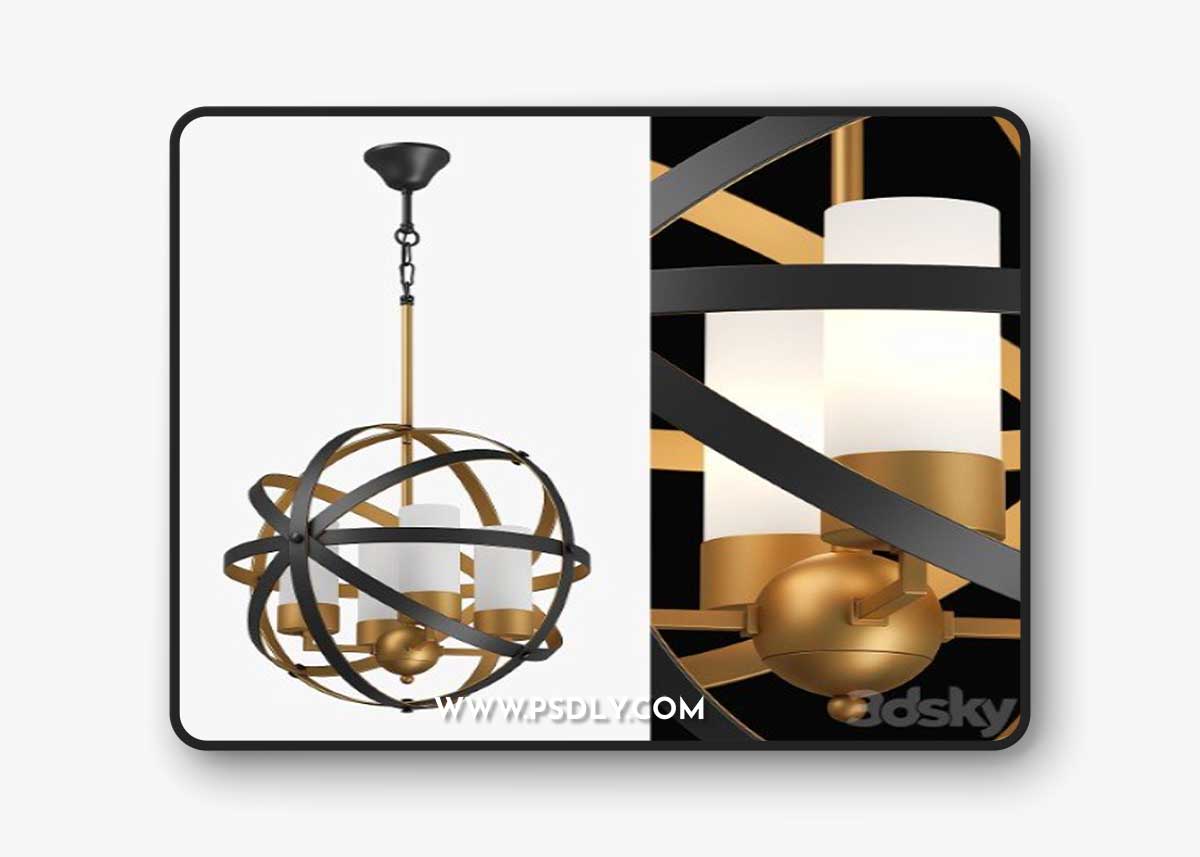 731147 Cero Lightstar hanging chandelier