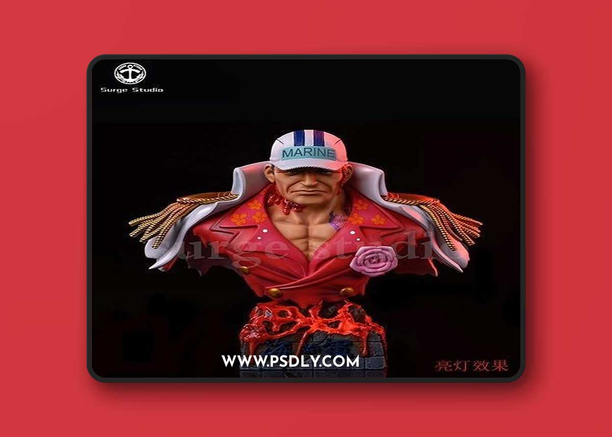 Akainu One piece Bust – 3D Print Model