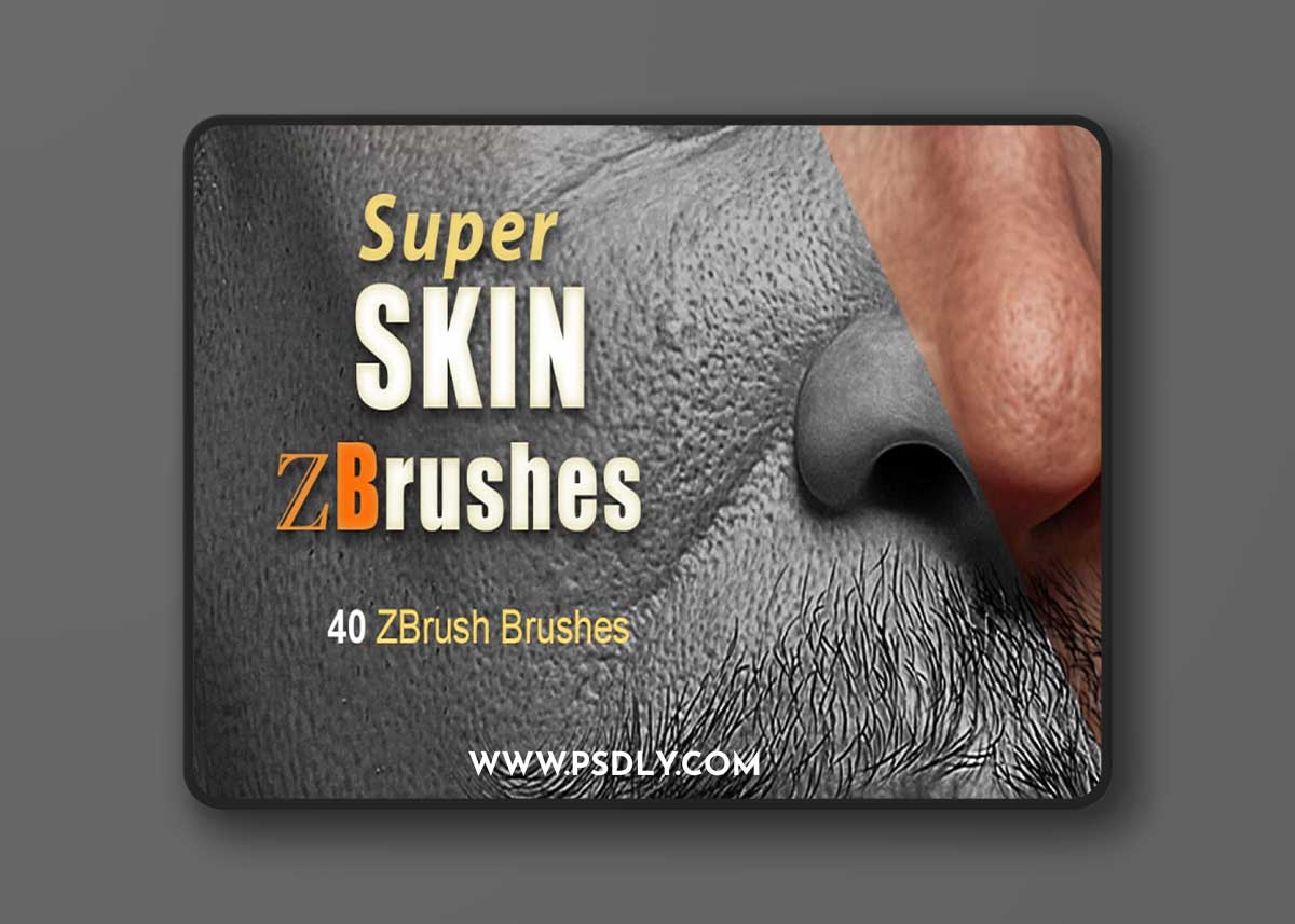 Artstation - Super Skin - 41 ZBrush Brushes Set for realistic Human Skin
