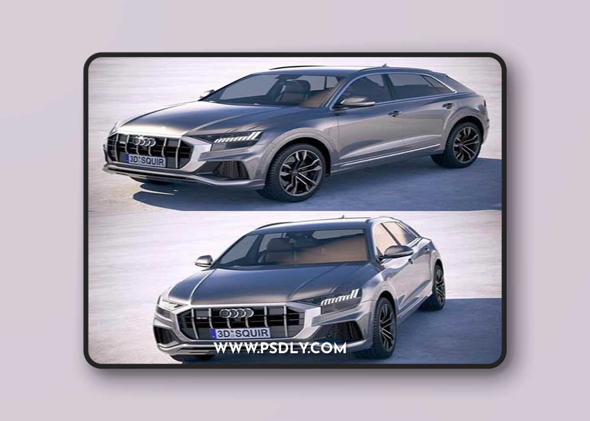 Audi SQ8 2019 - 3d model