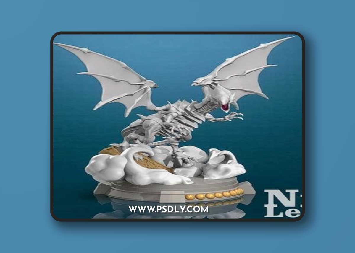 Blue Eyes White Dragon YuGi-Oh – 3D Print Model